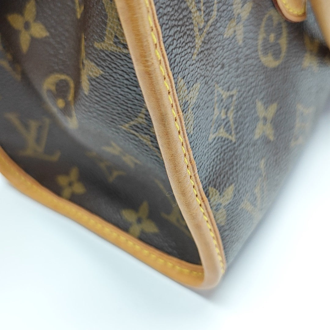 POPINCOURT Monogram Coated Canvas Brown