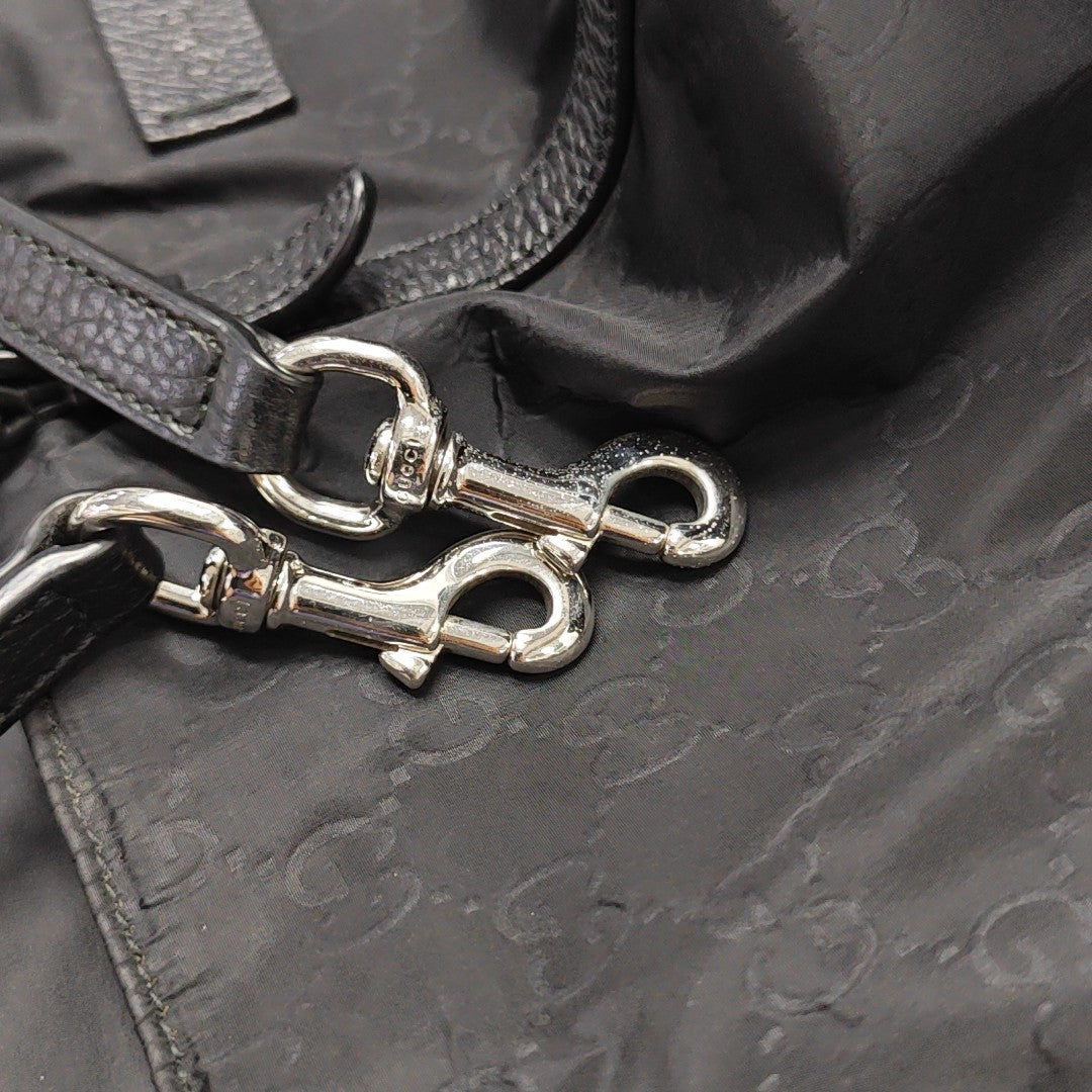 GG Imprime Monogram Nylon Black