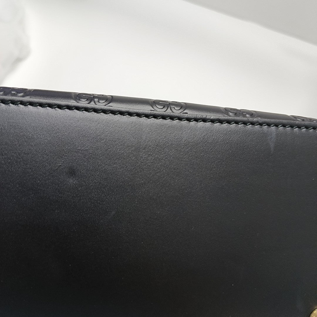 Padlock Medium Monogram Calfskin Black