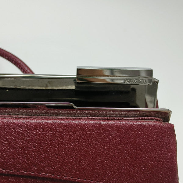 Calfskin Top Handle Bag Red