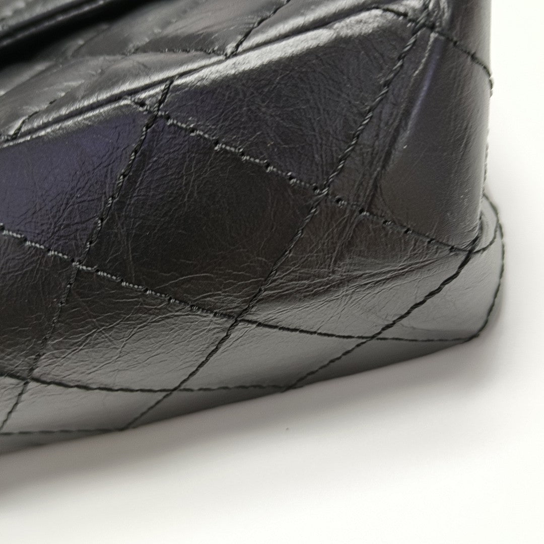 2.55 227 (jumbo) Quilted Calfskin Black