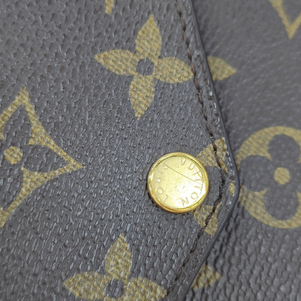 FÉLICIE Monogram Coated Canvas Brown