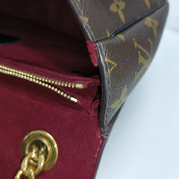 PASSY Monogram Coated Canvas Brown