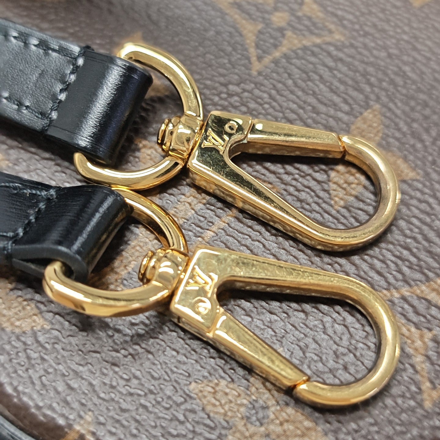 CANNES PM Monogram Coated Canvas Brown