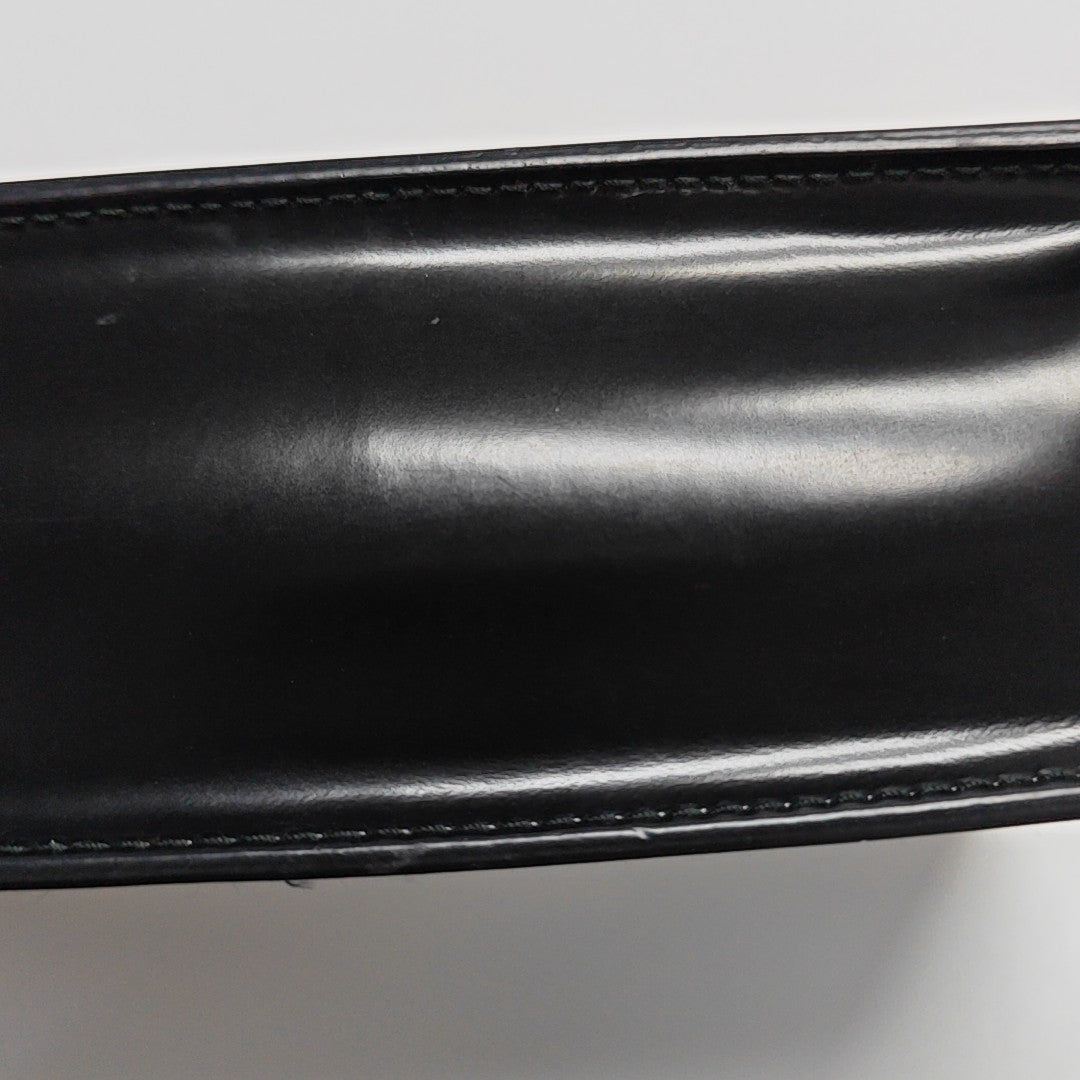 Calfskin Top Handle Bag Mini Black