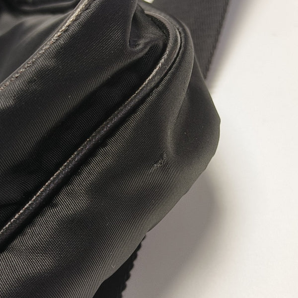 Nylon Shoulder Bag Black