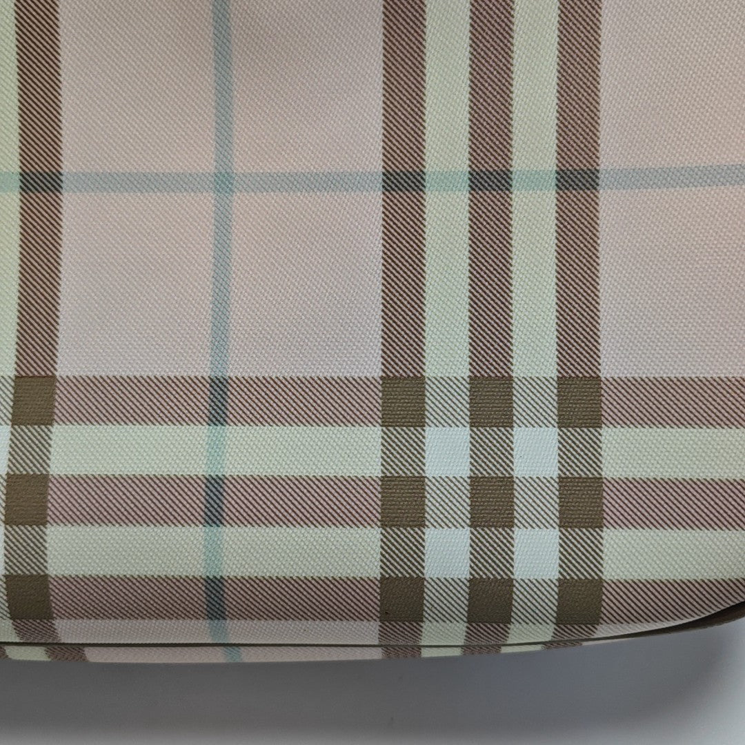 Coated Canvas Top Handle Bag Pink