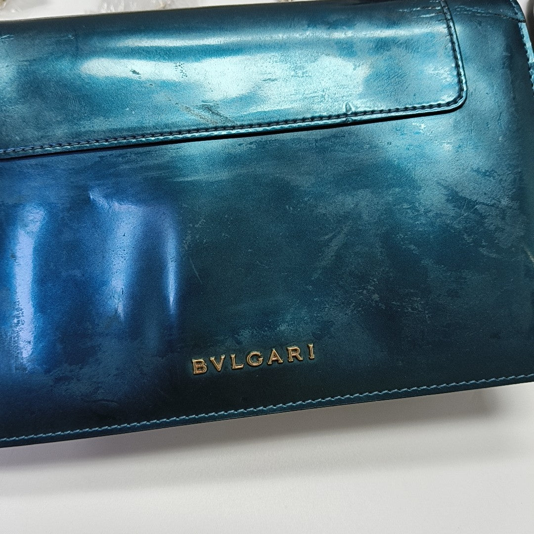 SERPENTI FOREVER Quilted Calfskin Blue