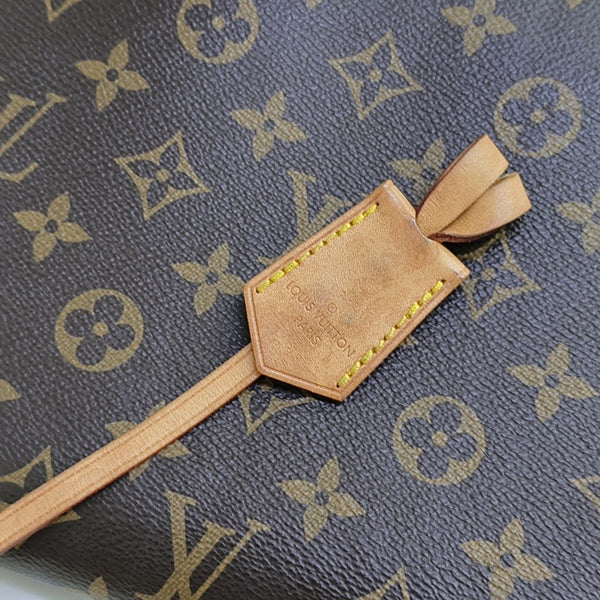 CLUNY PM Monogram Coated Canvas Brown