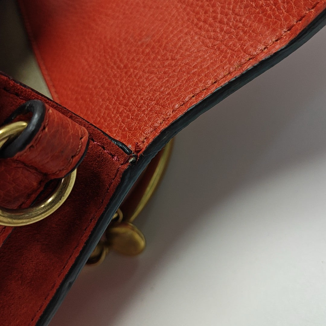 Nile Small Calfskin Red
