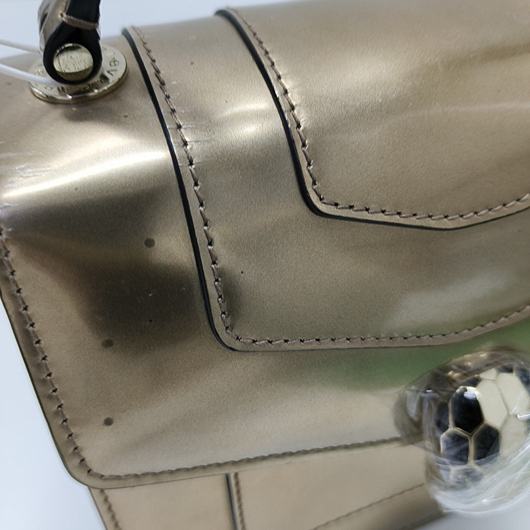 SERPENTI FOREVER Small Calfskin Beige