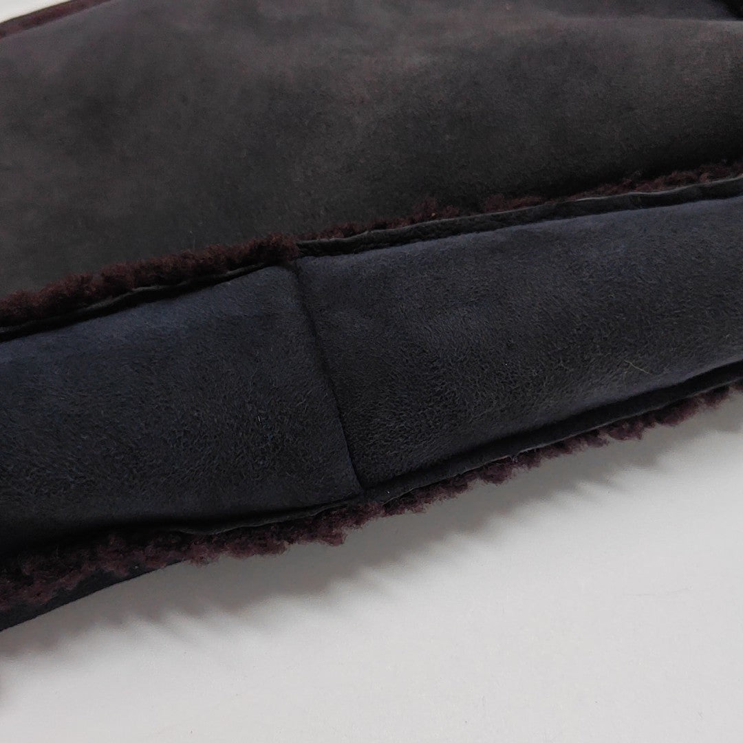 Lambskin Tote Bag Medium Blue