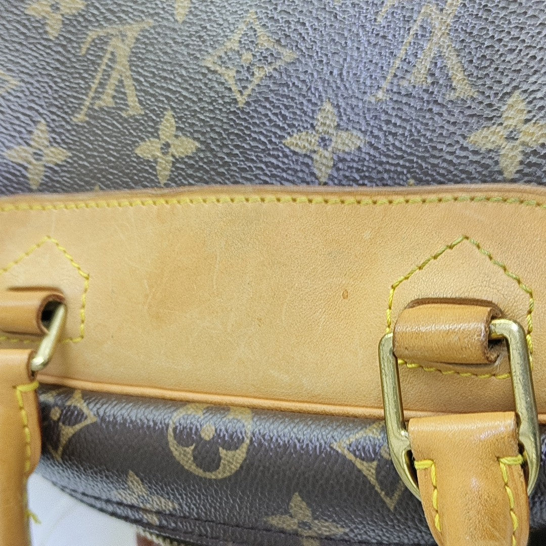 DEAUVILLE Monogram Coated Canvas Brown