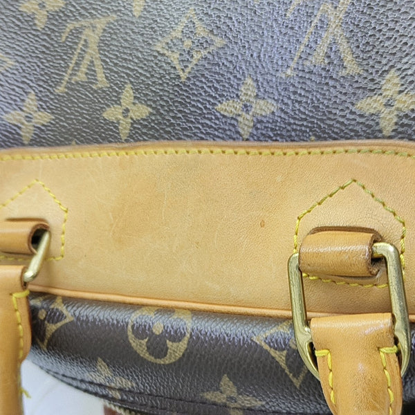 DEAUVILLE Monogram Coated Canvas Brown
