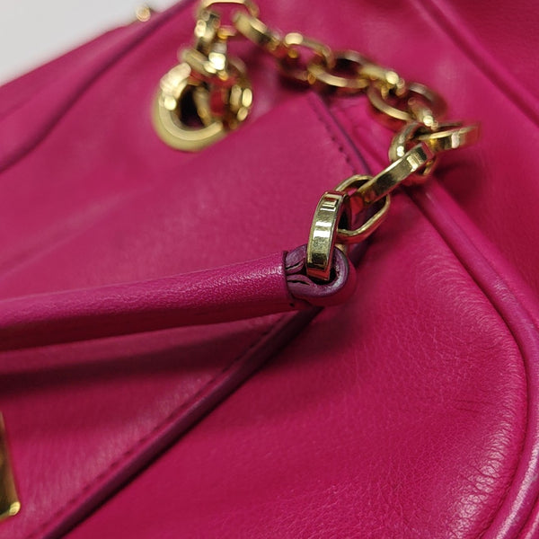Calfskin Shoulder Bag Red