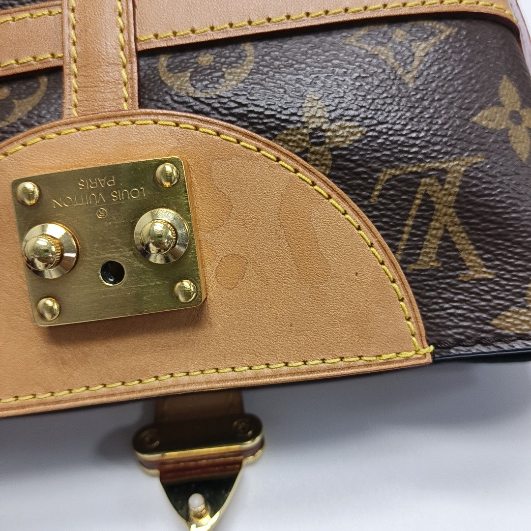 DUFFLE Monogram Coated Canvas Brown
