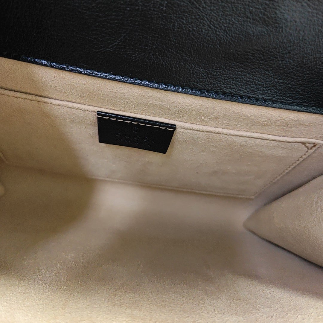 Rajah Small Calfskin Black