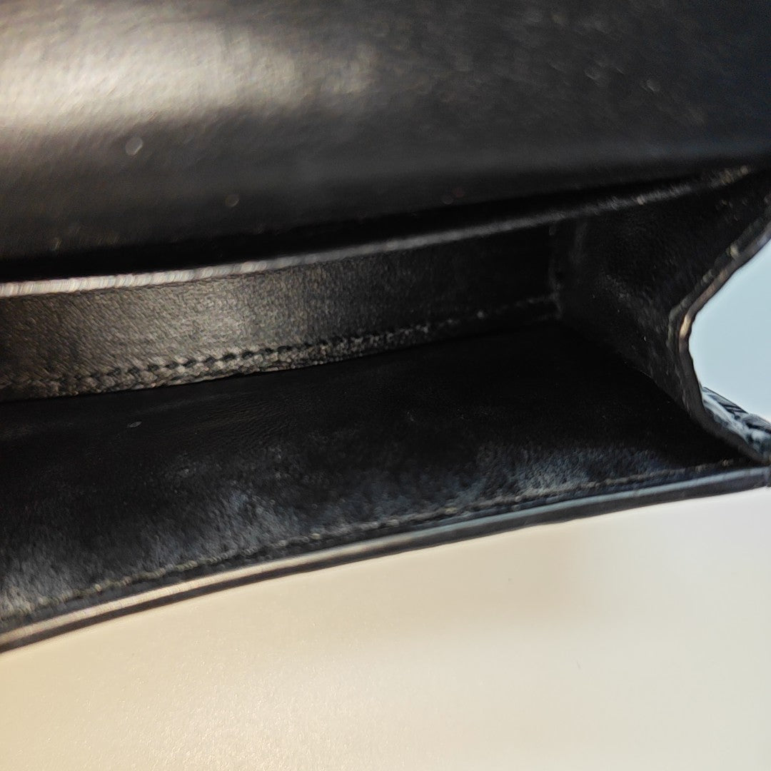 Hourglass Mini Calfskin Black