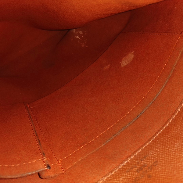 MUSETTE TANGO Damier Ebene Coated Canvas Brown