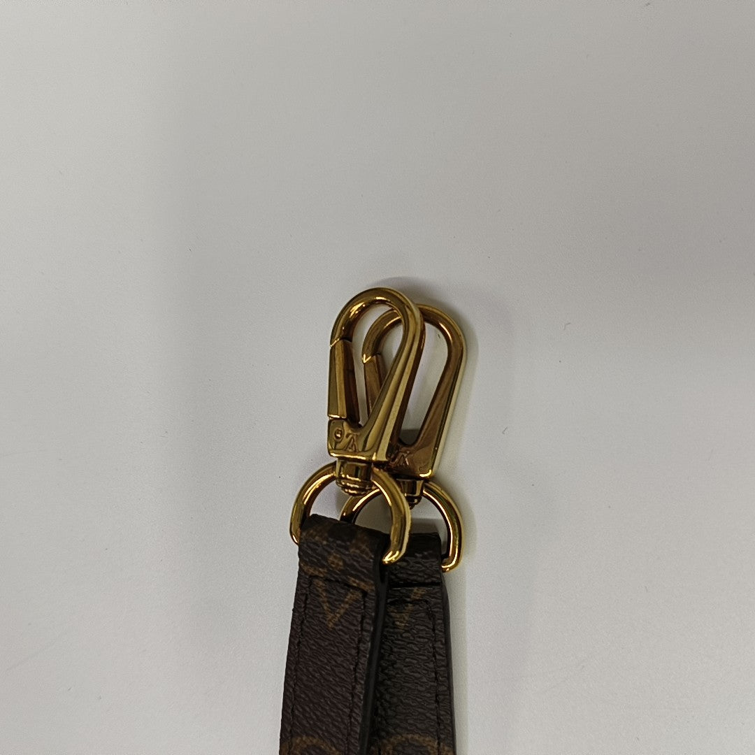 MONTAIGNE Monogram Coated Canvas Brown