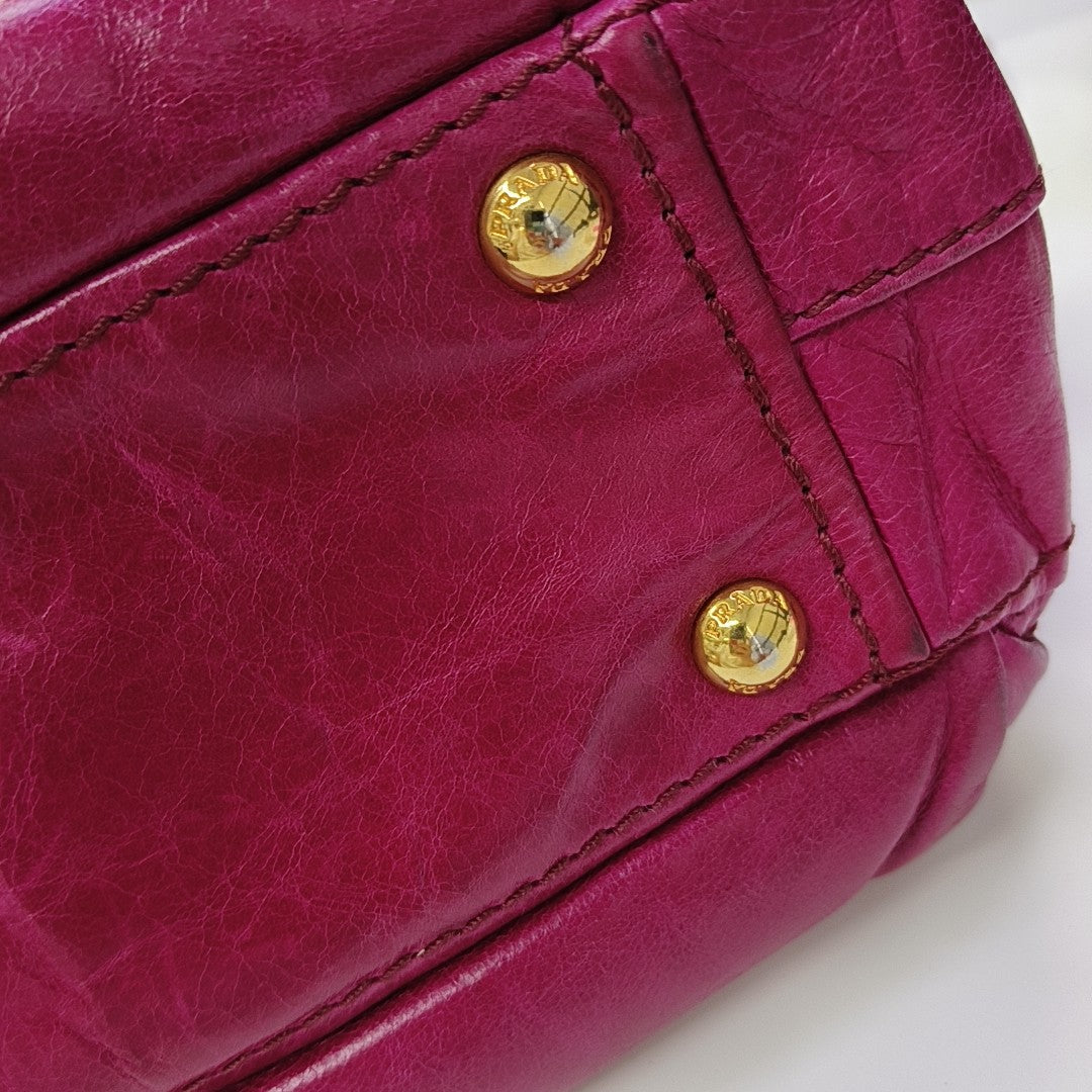 Calfskin Shoulder Bag Pink