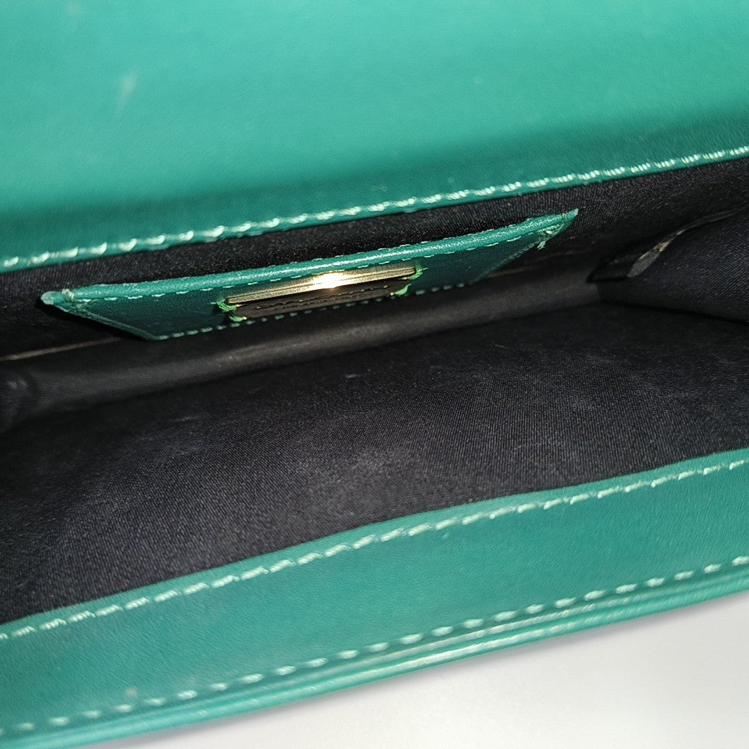 SERPENTI FOREVER Small Stingray Leather Green