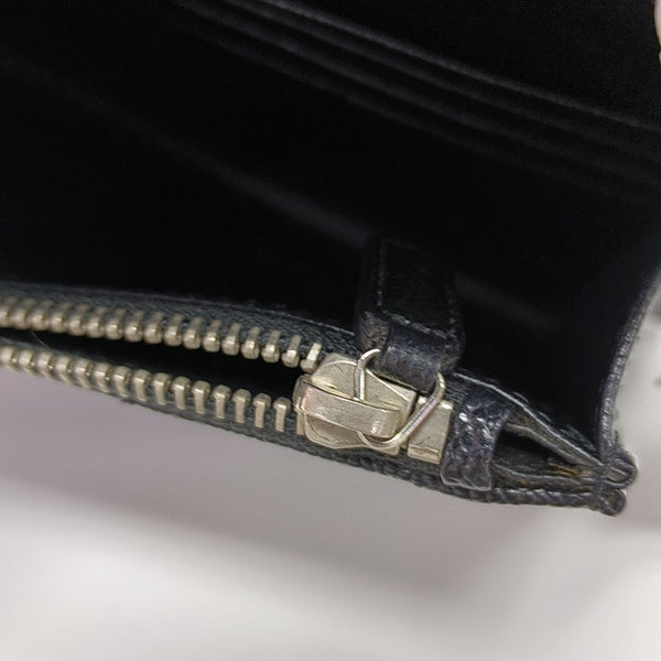 MONOGRAM Chevron Calfskin Black