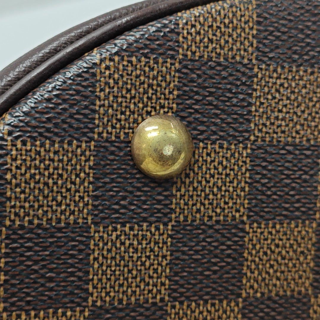 BUCKET PM Damier Ebene Coated Canvas Brown