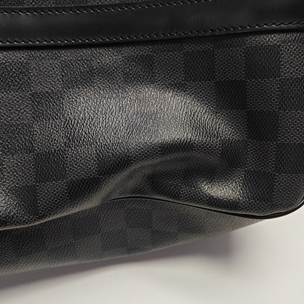 TADAO MM Damier Graphite Coated Canvas Gray