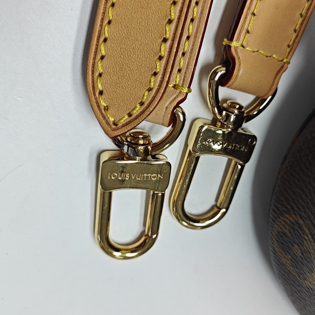 SAUMUR BB Monogram Coated Canvas Brown