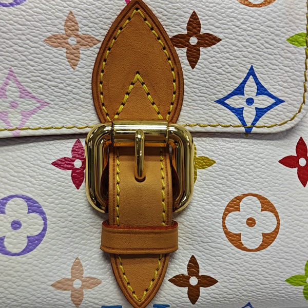 LV × TM ELIZA Monogram Coated Canvas White