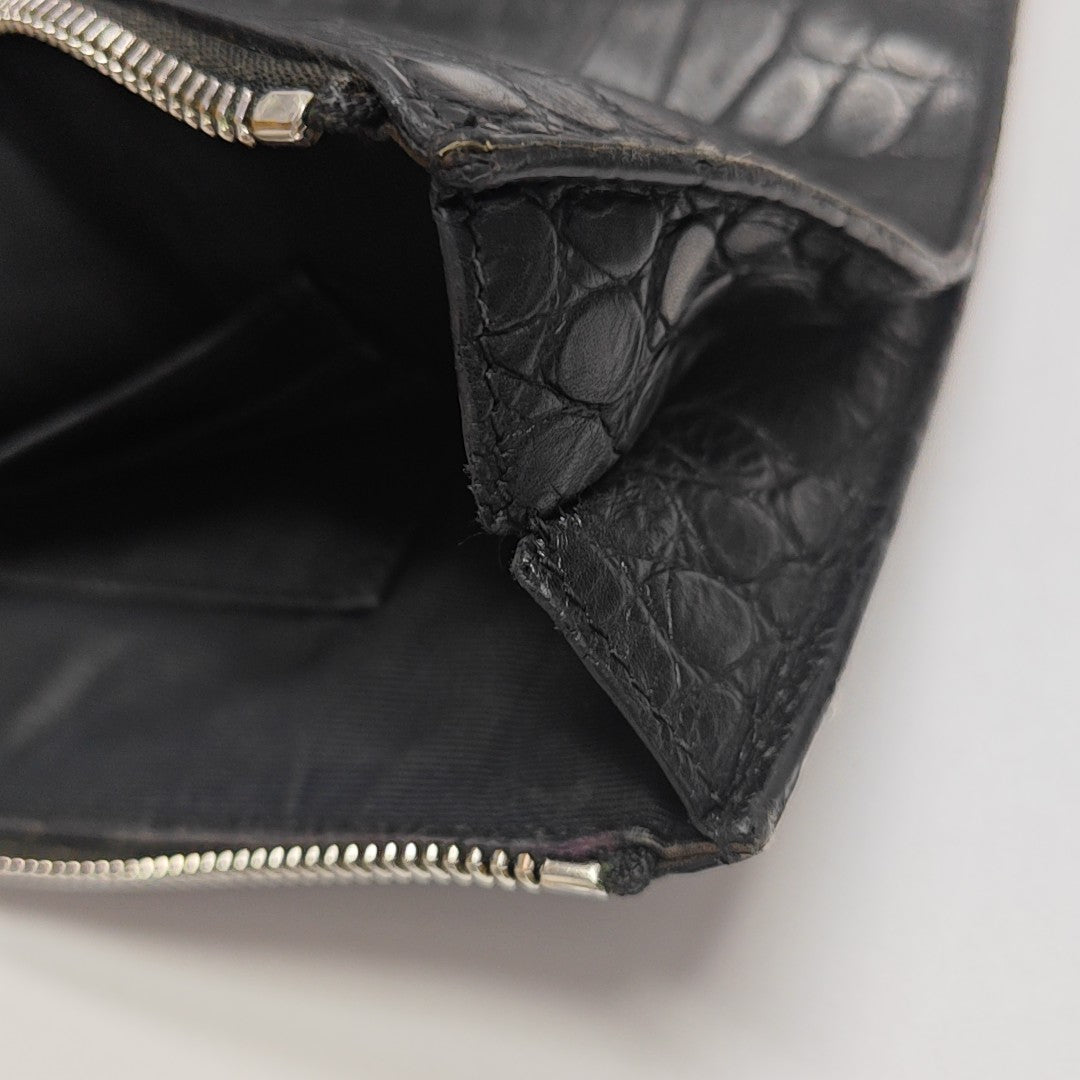 Calfskin Clutch Black