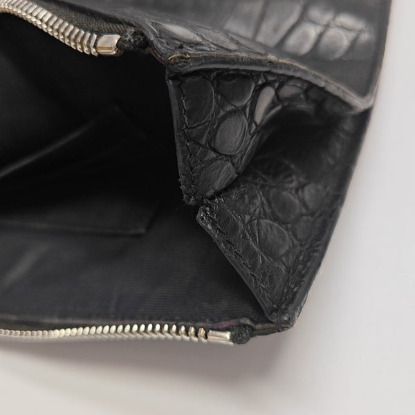 Calfskin Clutch Black