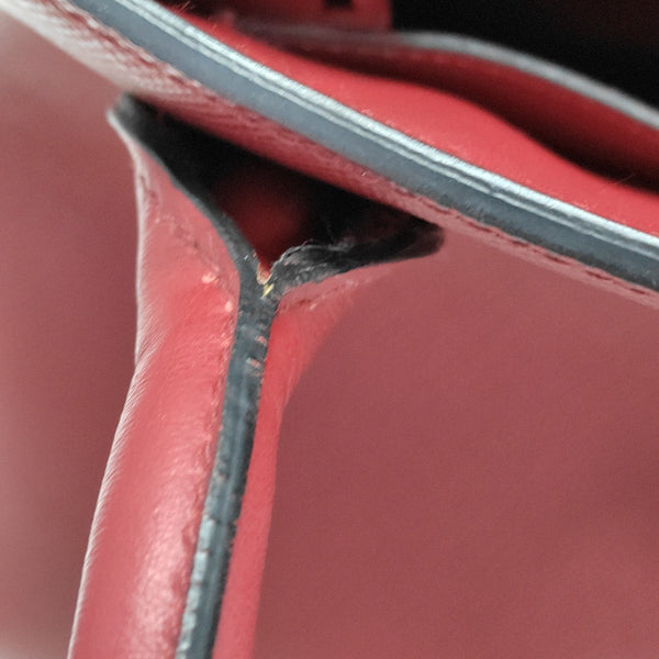 Monochrome Calfskin Red