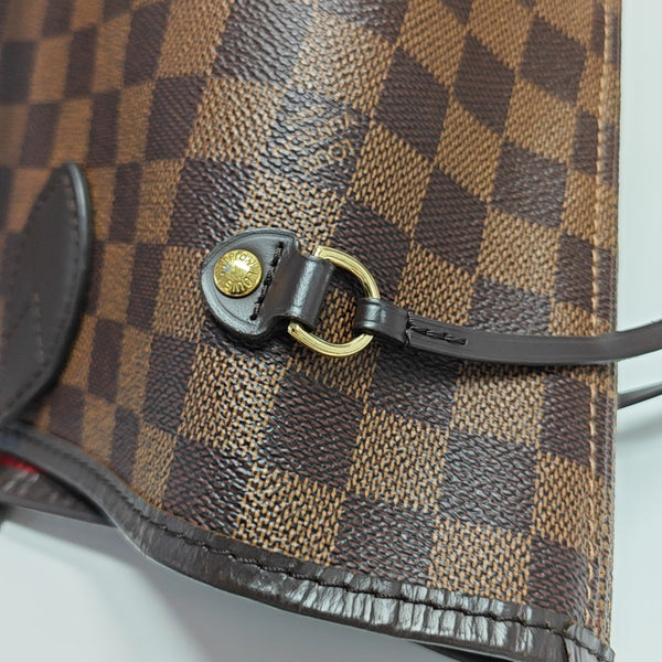 NEVERFULL MM Damier Ebene Coated Canvas Brown