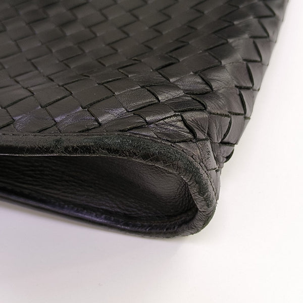 Calfskin Top Handle Bag Black
