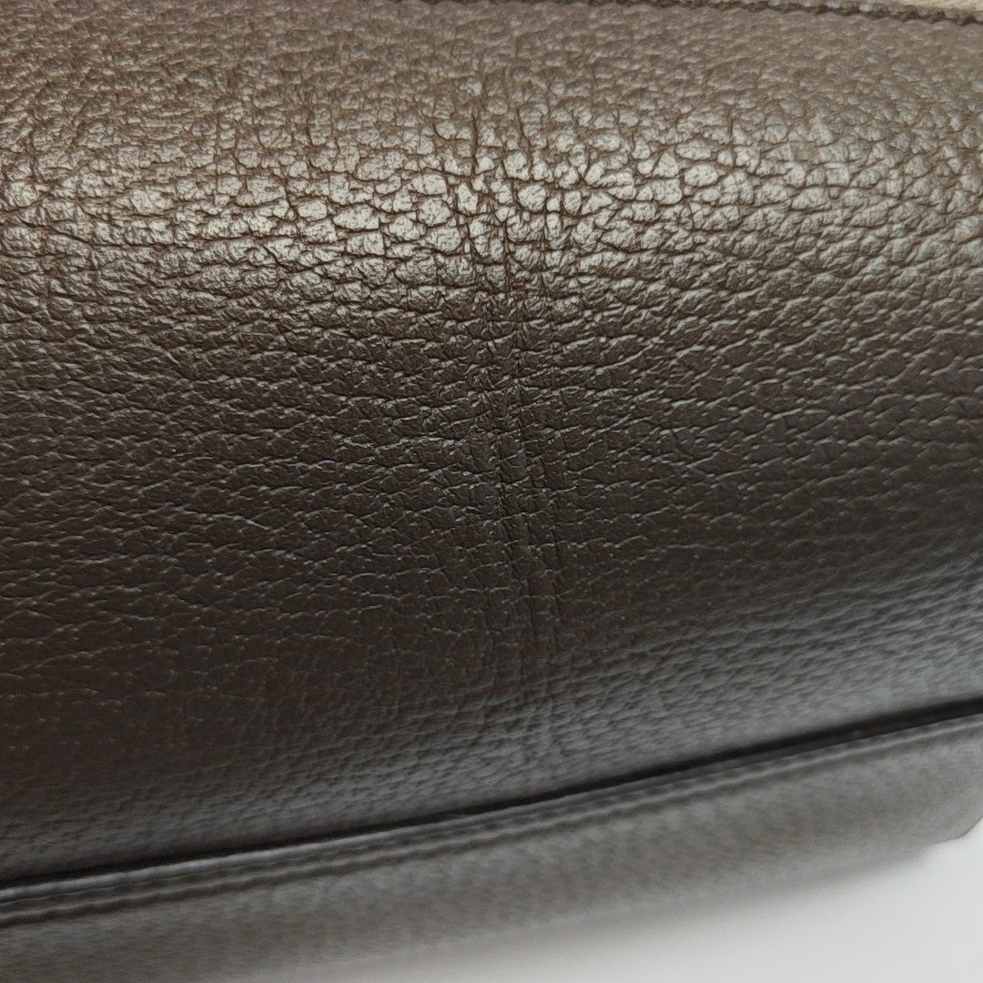 Ophidia Medium Monogram Coated Canvas Beige