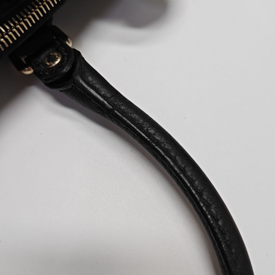 Abbey Calfskin Black