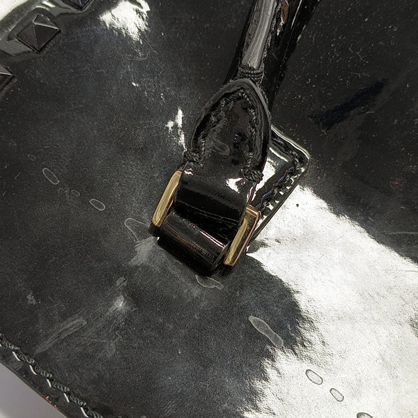 Rockstud Calfskin Black