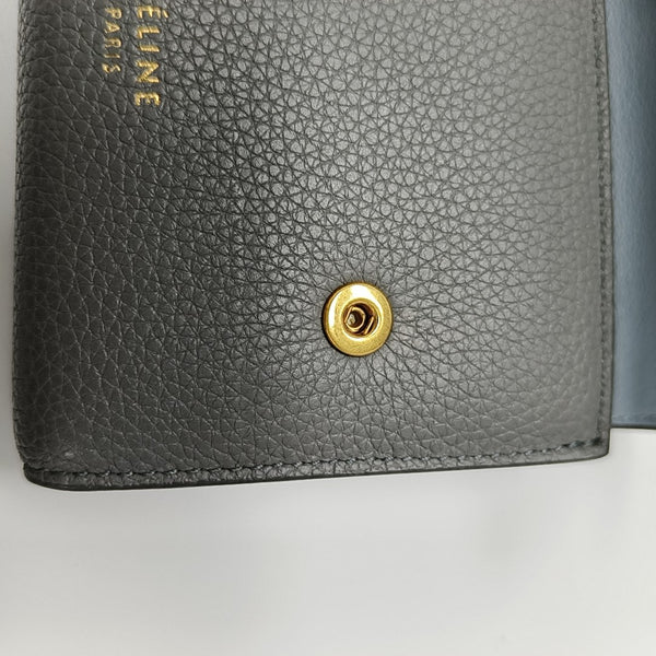 BIKER Calfskin Gray Wallet