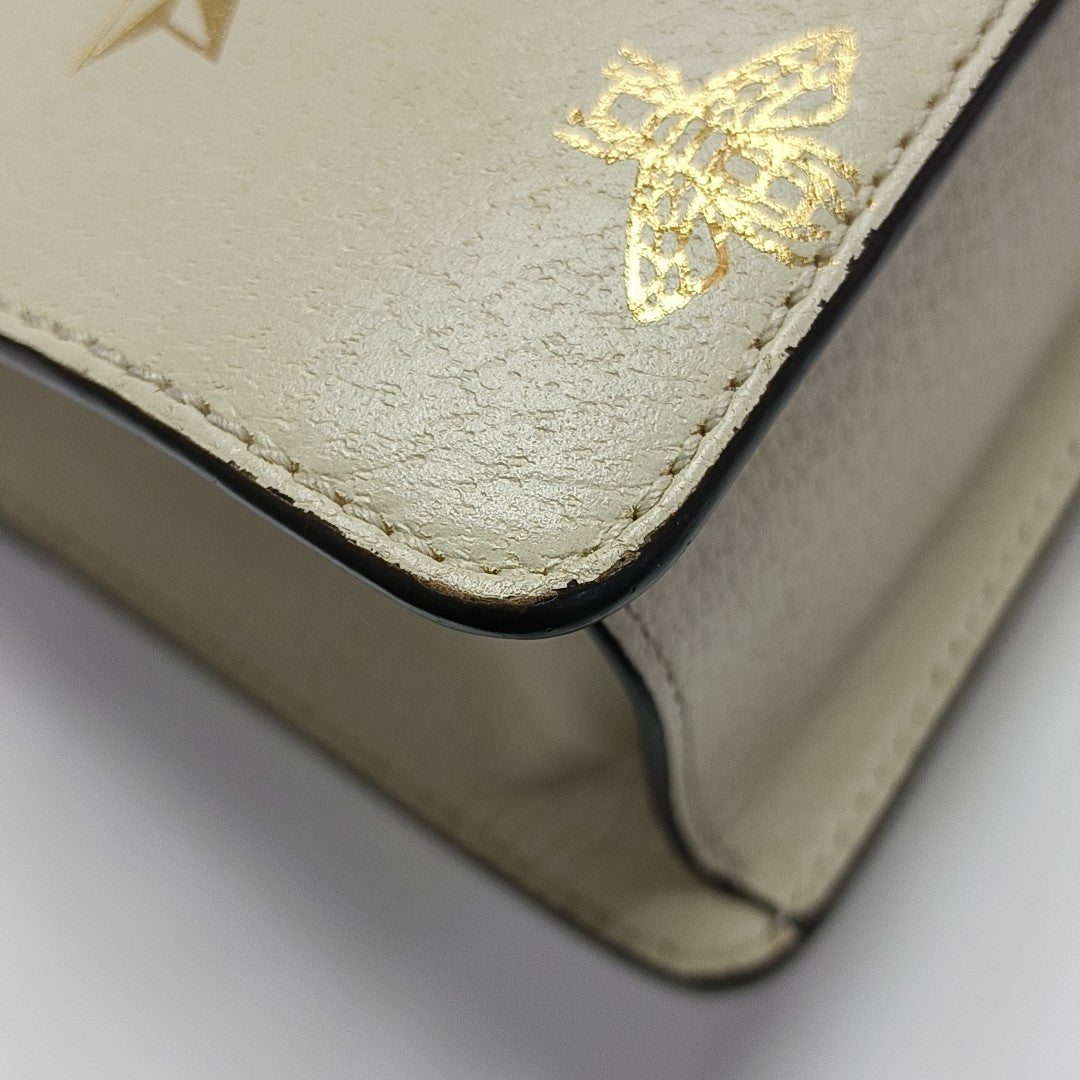 Sylvie Small Calfskin White