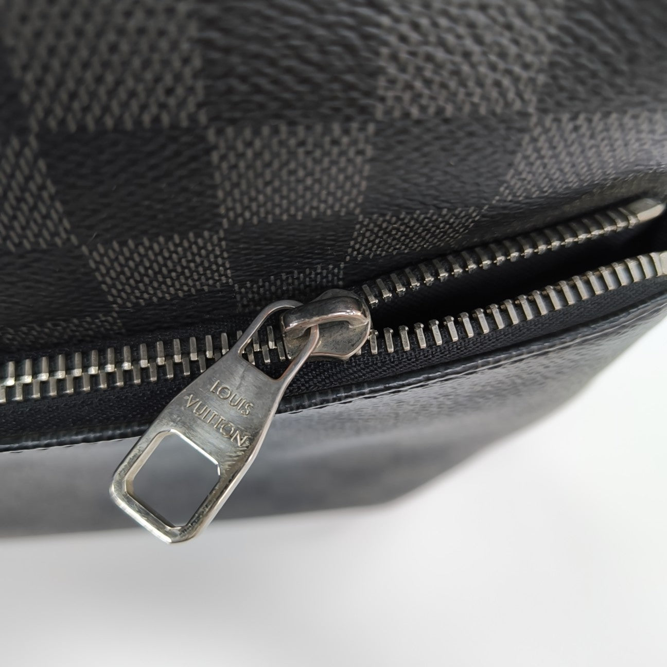 7 DAYS A WEEK Damier Graphite Coated Canvas Gray