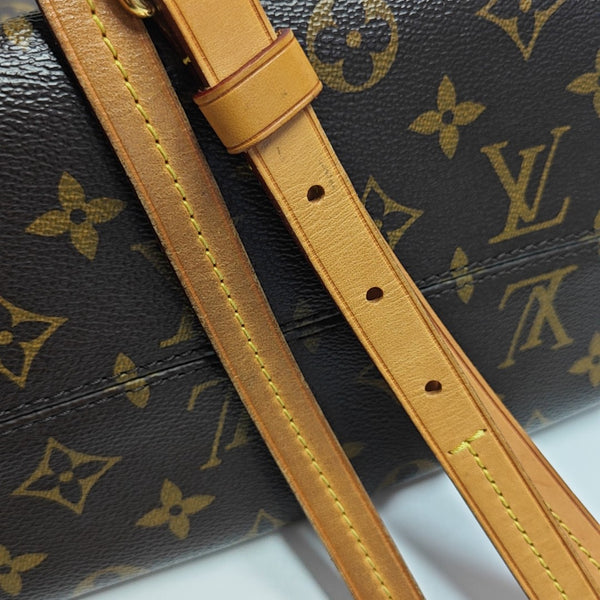 TURENNE Monogram Coated Canvas Brown