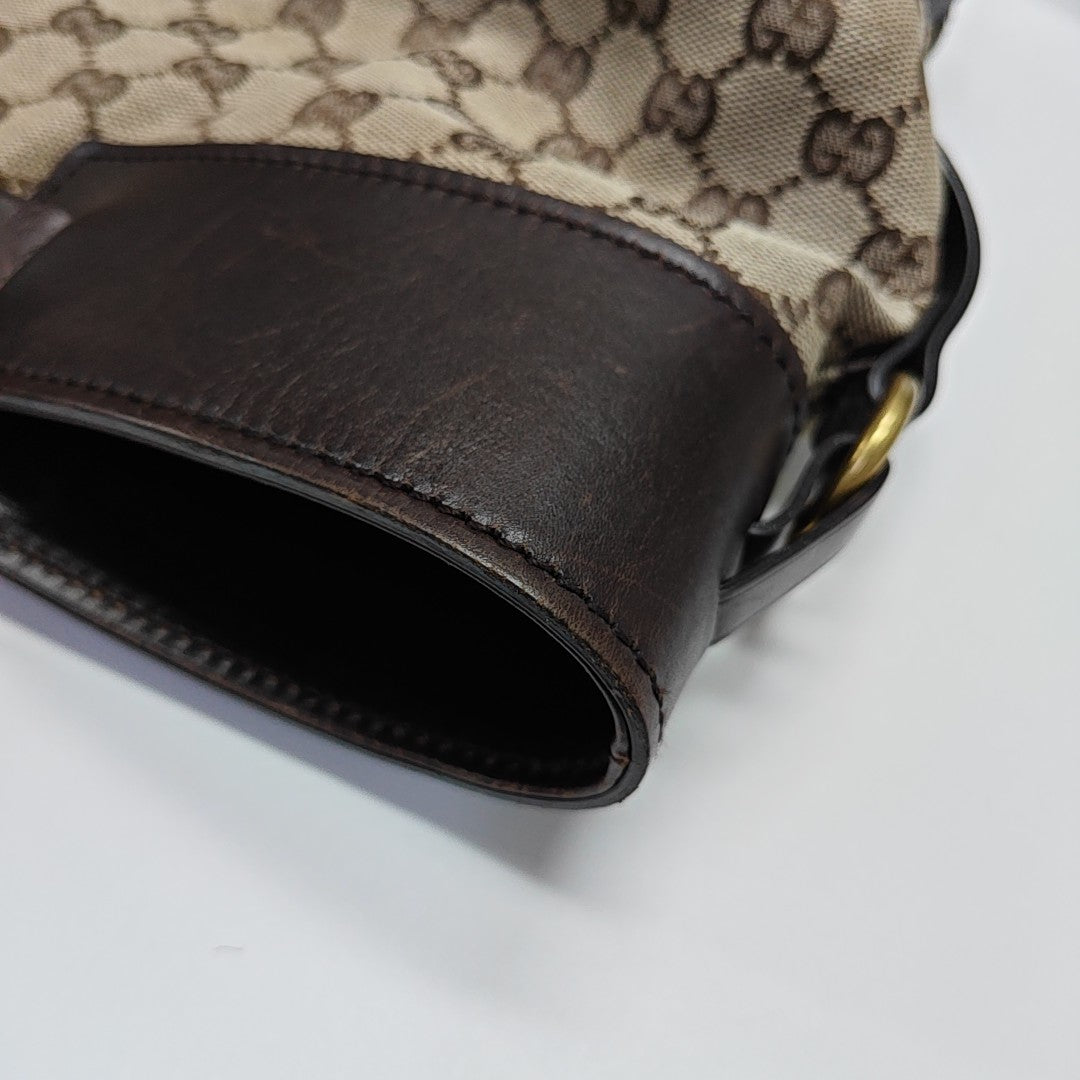 Monogram Canvas Tote Bag Brown