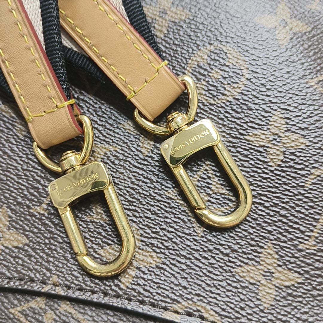 DIANE Monogram Coated Canvas Brown