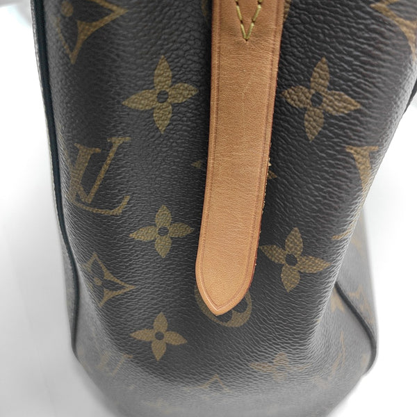 MONTAIGNE Monogram Coated Canvas Brown