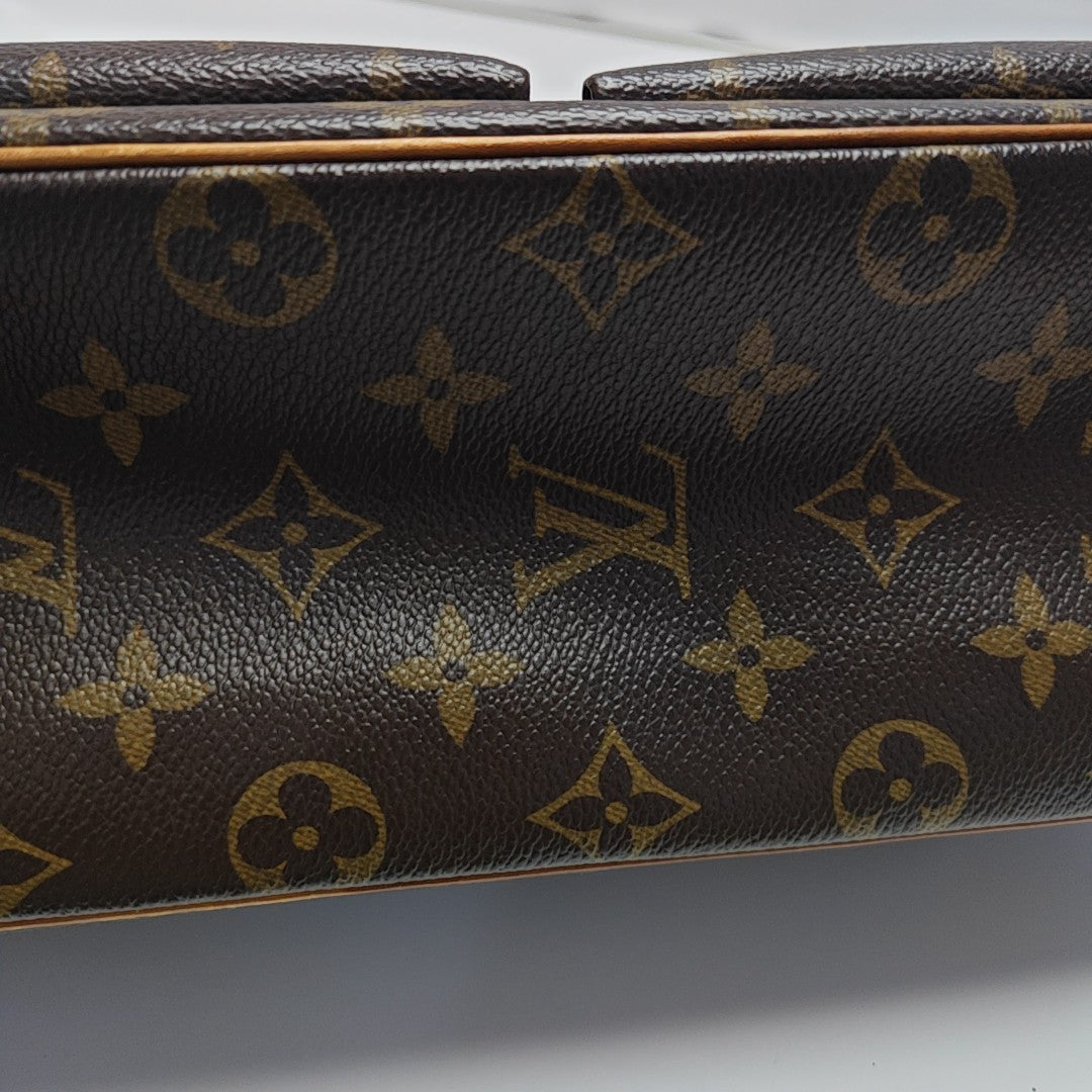 VIVA CITE Monogram Coated Canvas Brown