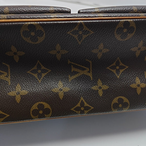 VIVA CITE Monogram Coated Canvas Brown