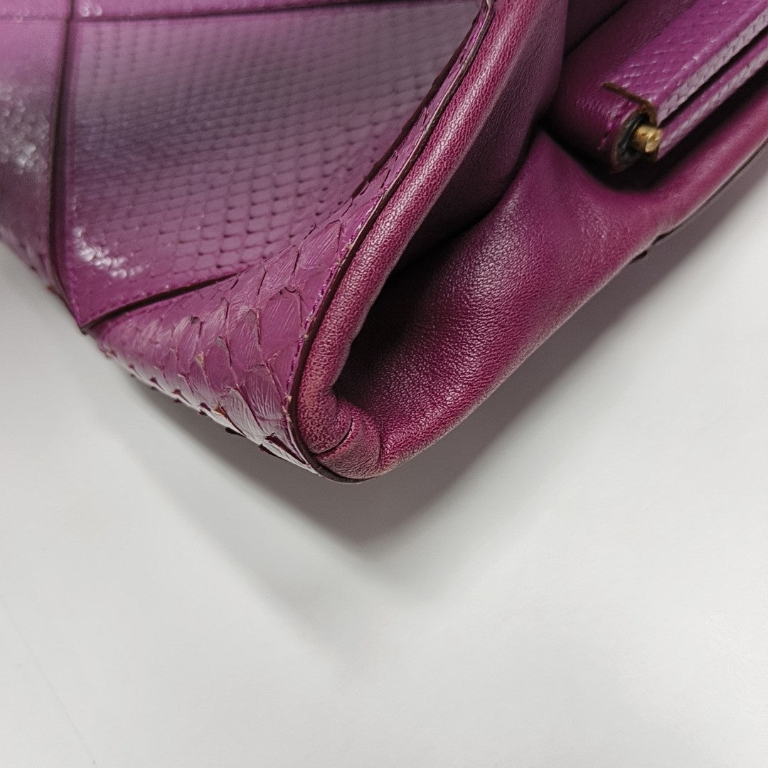 Python Clutch Purple
