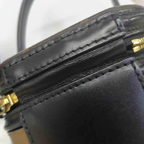 CANNES PM Monogram Coated Canvas Brown